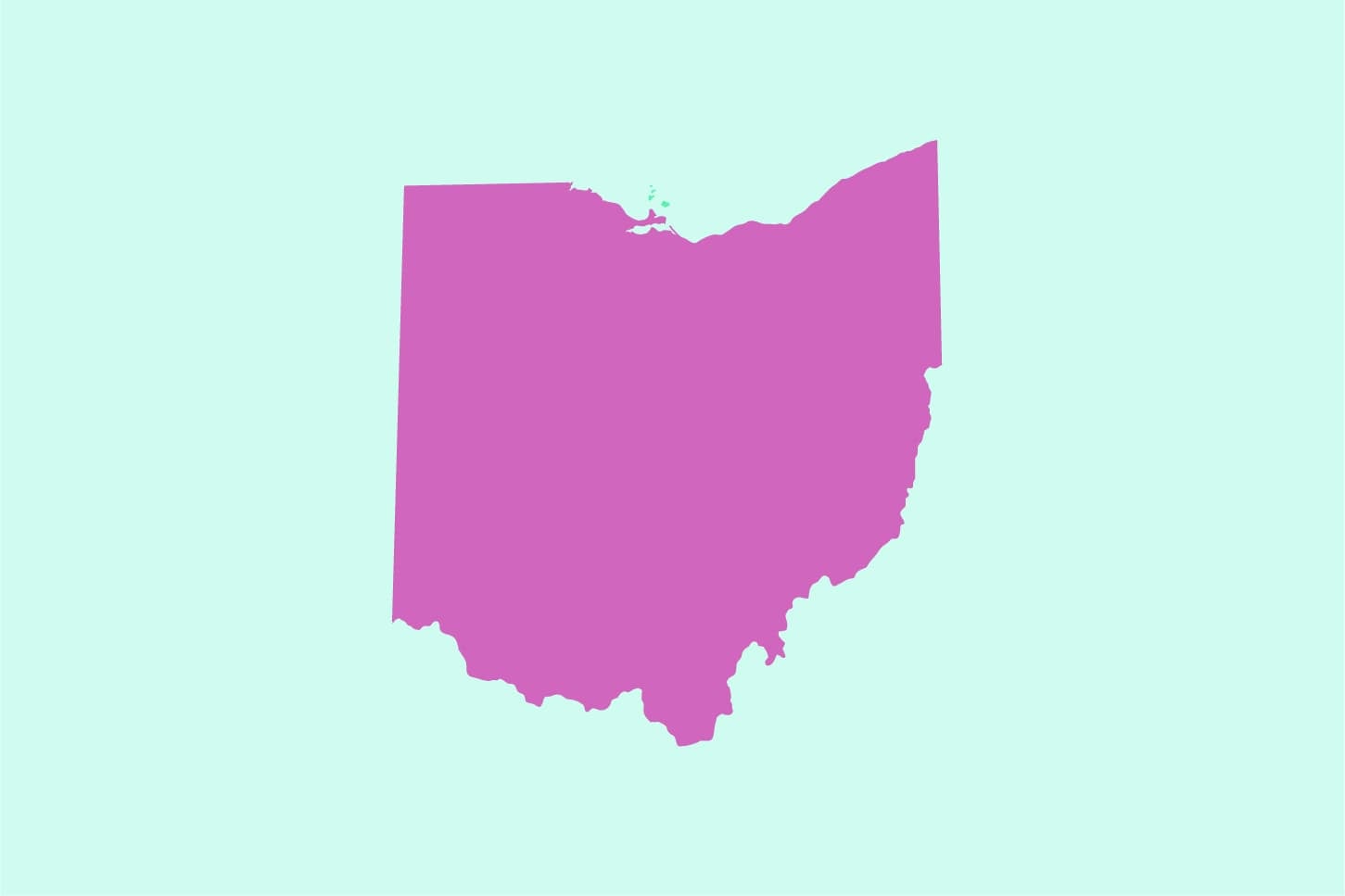 Ohio map